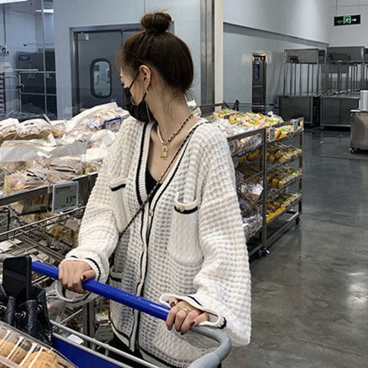 Áo Khoác Carigan Nữ Hàng Quảng Châu - Áo Khoác Len Lông Cừu 4 Túi Phong cách Hàn Quốc siêu Xinh - A500