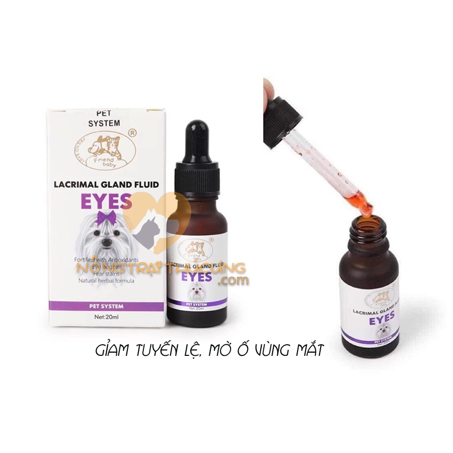 Siro Chống Chảy Nước Mắt Cho Chó Mèo 20ml - Lacrimal Gland Fluid Eyes