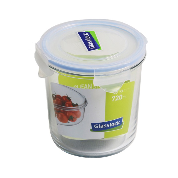 Hộp thủy tinh tròn 720ml Glasslock MCCD072 Hàn Quốc - Larva Store
