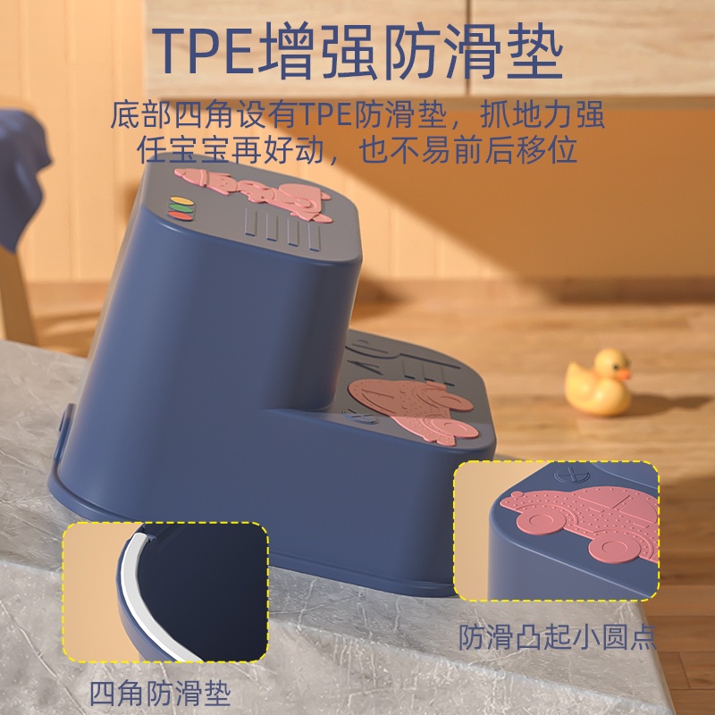 Ghế tự lập đa năng cho bé, nhựa dày dặn chắc chắn có đế chống trượt - Đồ chơi đầy nhà