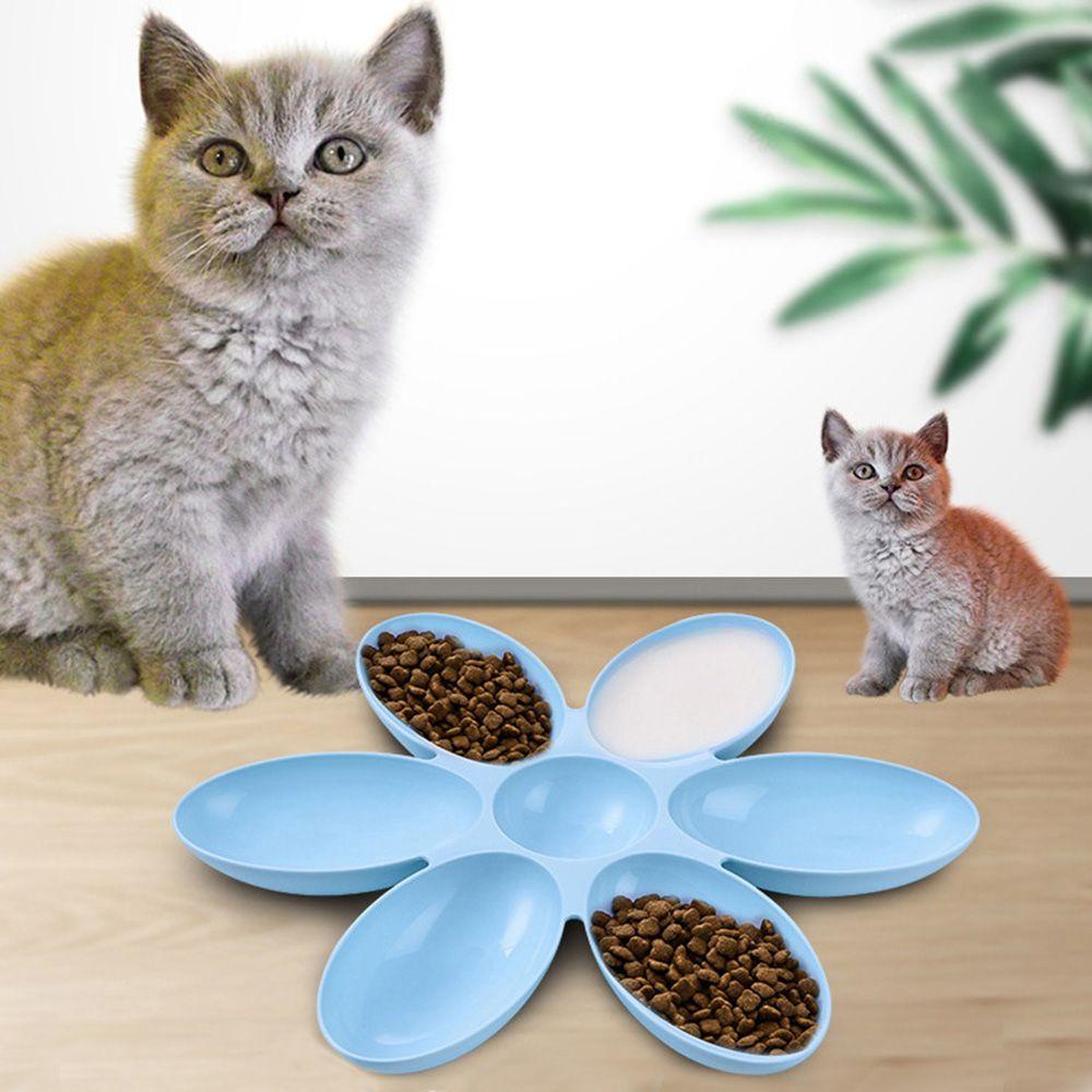 Bát Ăn Dặm Hình Cánh Hoa Chống Sặc Cho Thú Cưng