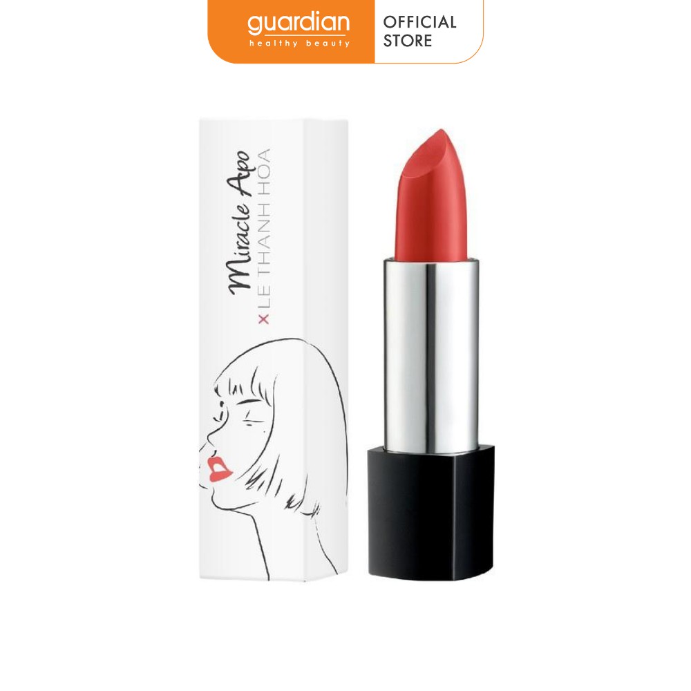 Son lì Miracle Apo Lipstick Matte x Lê Thanh Hòa Vibrant - Hồng đào 4g
