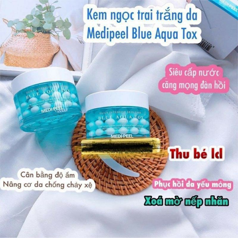 Kem dưỡng trắng da Blue Aqua Tox Medipeel Hàn Quốc