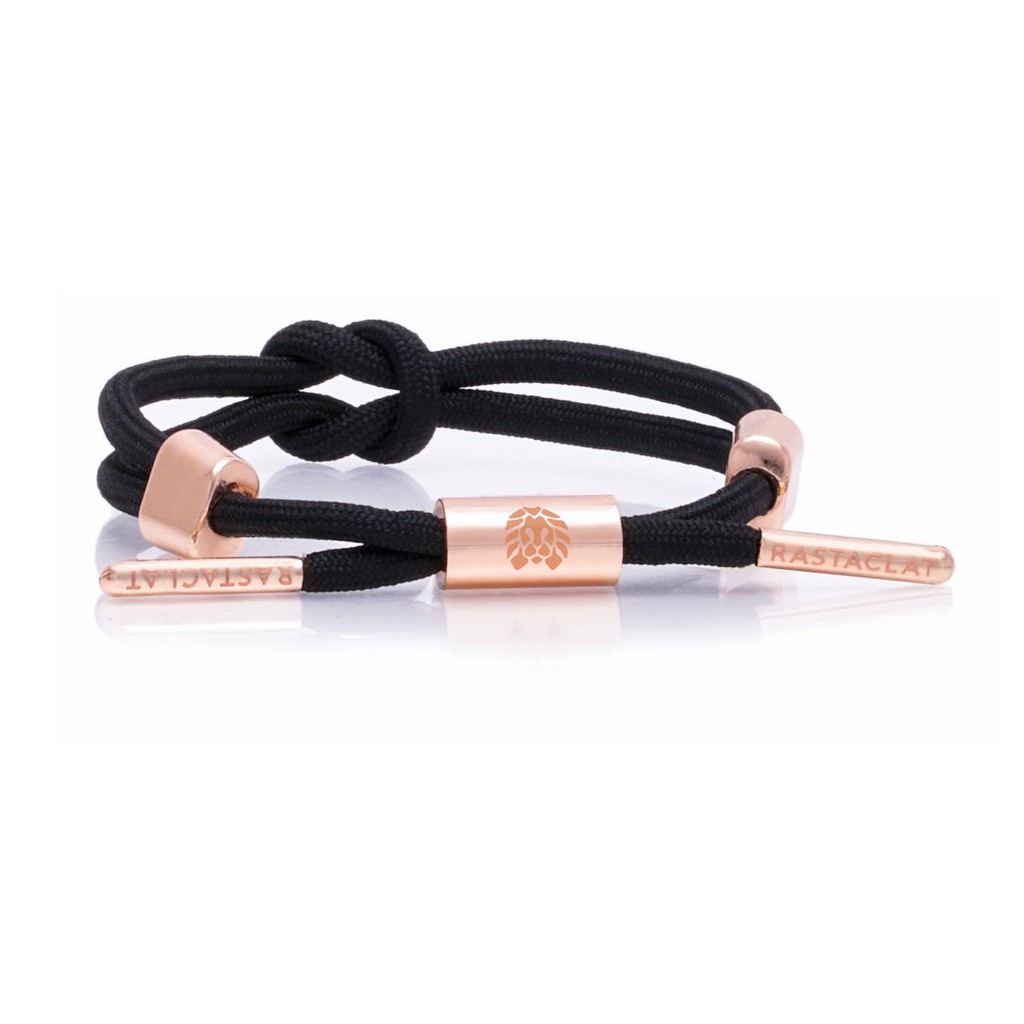 [Mã FARSBRT52 giảm 20% đơn 249K] Vòng tay Rastaclat DAHLIA 2 dây thắt đen full RAS21100006