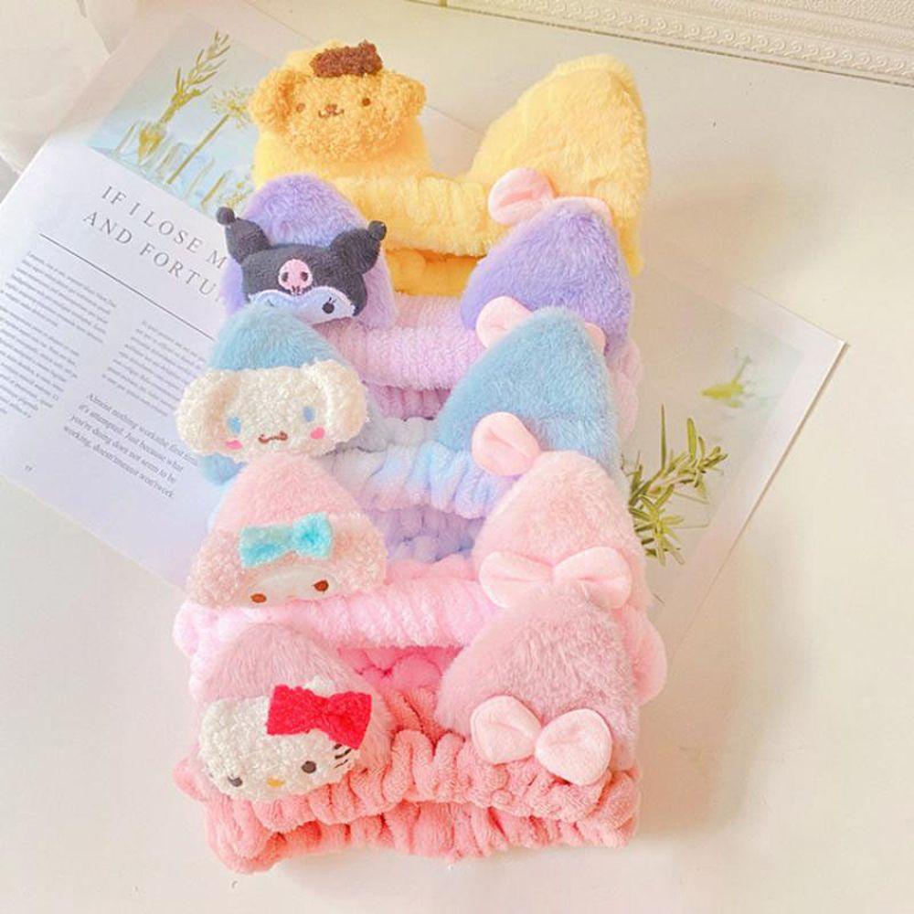 Băng Đô Tai Mèo Kuromi Melody Hoạt Hình Cho Nữ