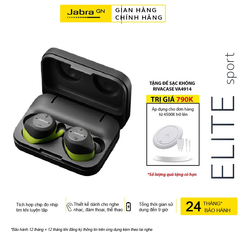 Tai Nghe Bluetooth Thể Thao JABRA Elite Sport - Hàng Chính Hãng