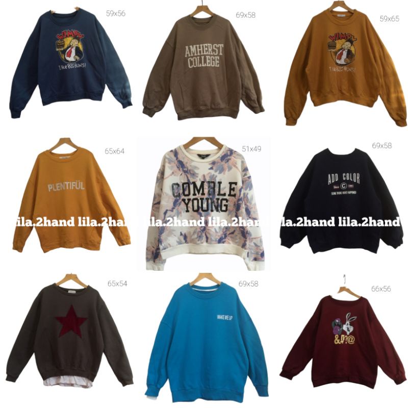 SWEATER 2HAND VINTAGE LOẠI 1 (chọn mẫu size theo ảnh) 2