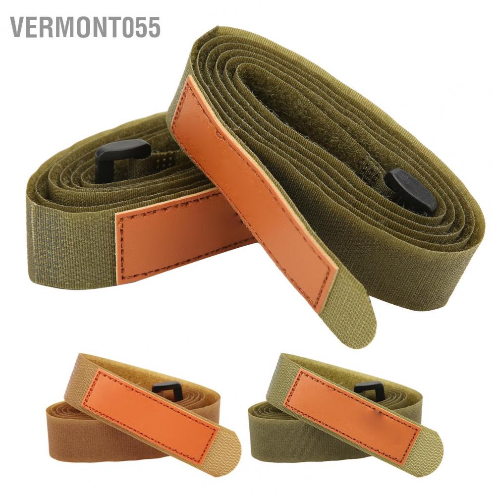 Vermont055 4 Pcs Outdoor Straps Good Adhesion Soft Adjustable Band Cable Ties Reusable for Item Storage