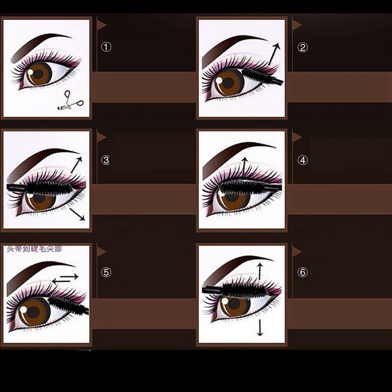 Mascara Màu Đen Kháng Nước Chống Mồ Hôi Chuốt Mi Cong Vút Và Dài Hơn