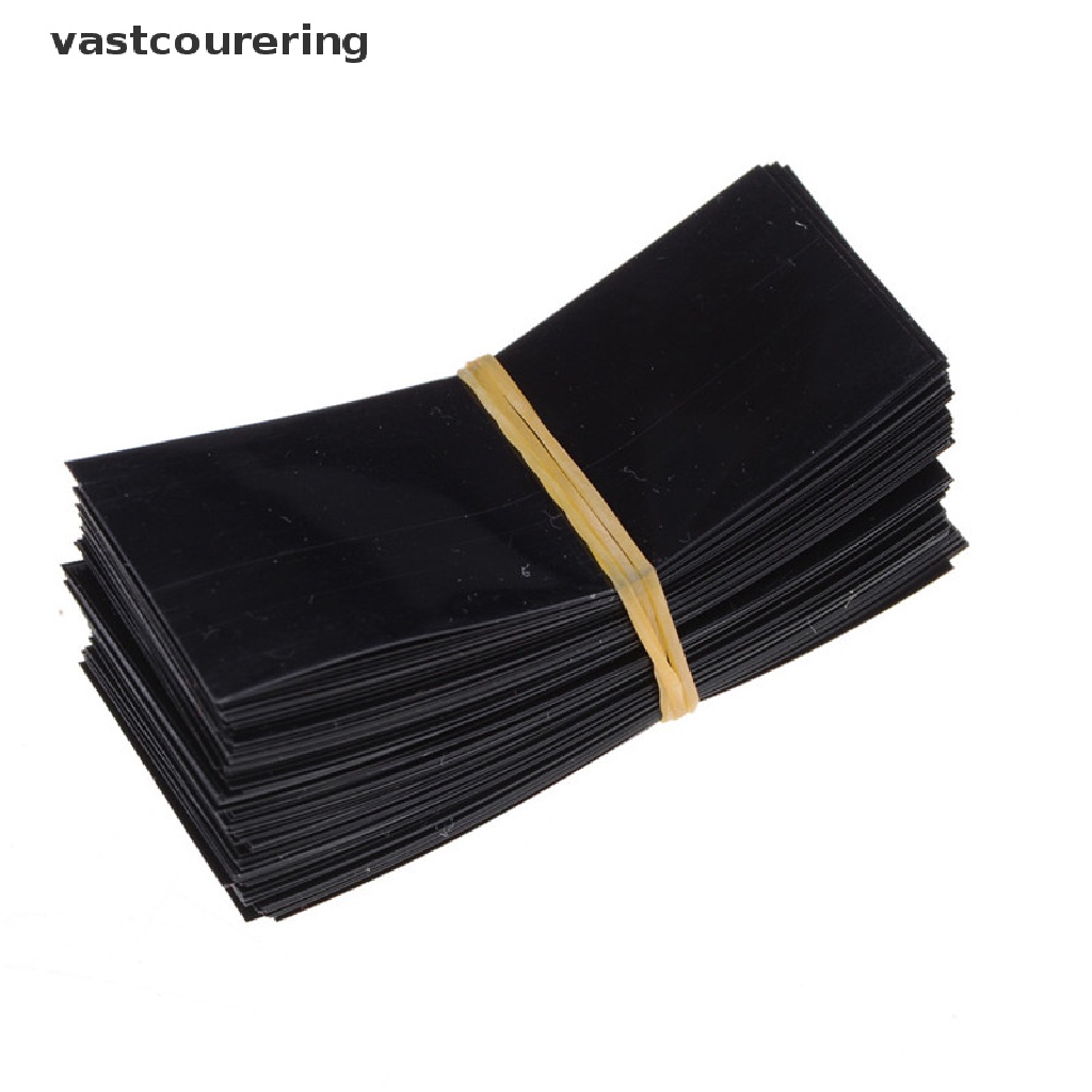 Bộ 100 Miếng Bọc Pin 18650 Bằng PVC Cách Nhiệt Dùng Cắt Trước