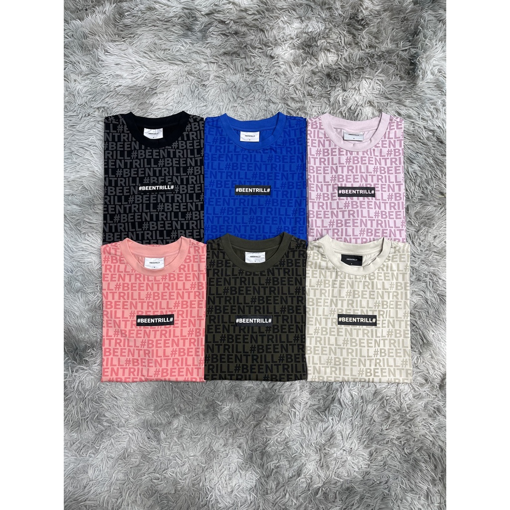 (HÀNG XUẤT XỊN) Áo 1883 BEENTRILL# MONOGRAM TEE Made in KO/RE/A full-tag-code SIZE S M L Form Unise