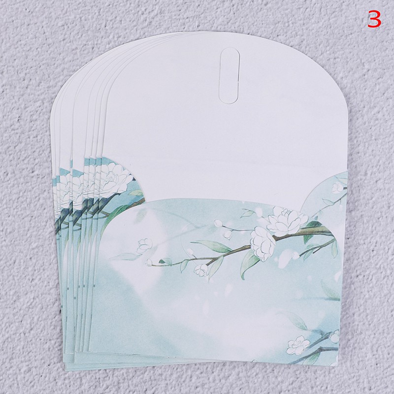 Set 10 Phong Bì Mini Bằng Giấy Phong Cách Cổ Điển Cho Văn Phòng / Nhà Ở