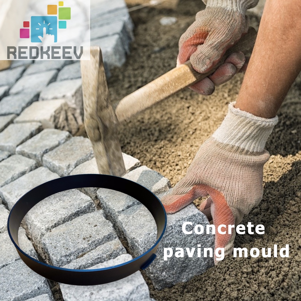 Khuôn làm gạch lót đường đi hình tròn tiện dụng cho sân vườn DIY