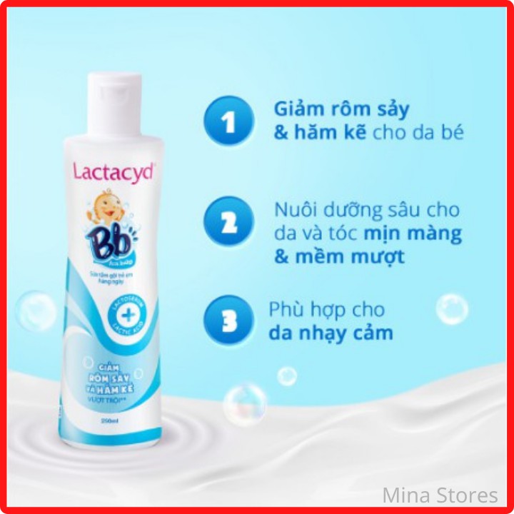 Sữa Tắm Rôm Sảy Cho Bé Lactacyd BB lọ nhỏ 60ml – Sữa Tắm Hàng Ngày An Toàn Dành Cho Bé