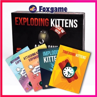 Boardgame Set Bài Mèo Nổ Bản Exploding Kittens 16+ và 4 Bản Mở Rộng