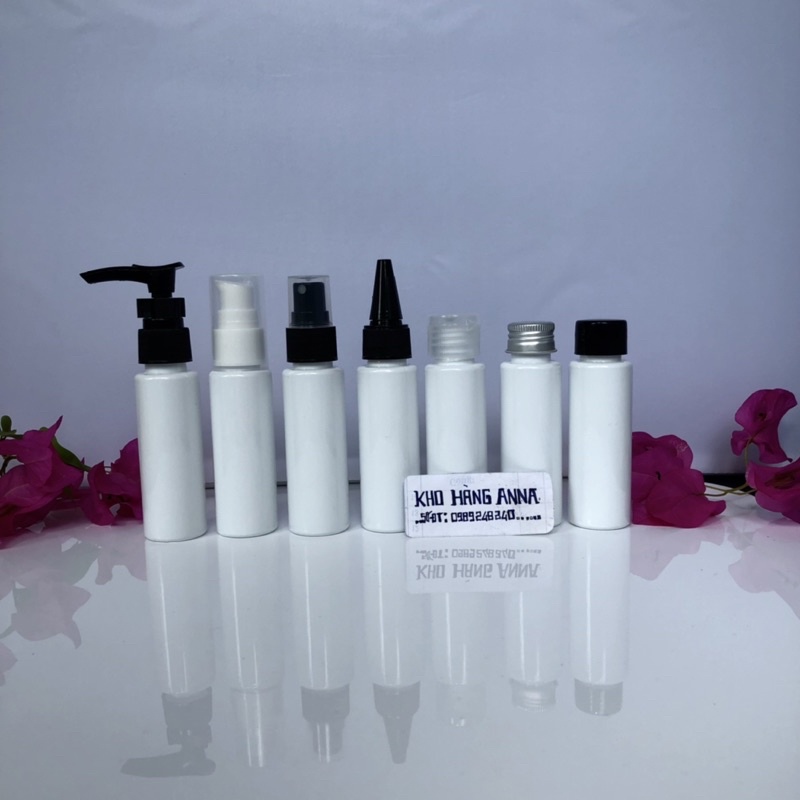 Lọ 30ML CHAI NHỰA NHỎ CHIẾT MĨ PHẨM trong / Nâu / trắng / xanh - Bình nhựa nhỏ xịt sương, xịt giọt CHIẾT NƯỚC HOA