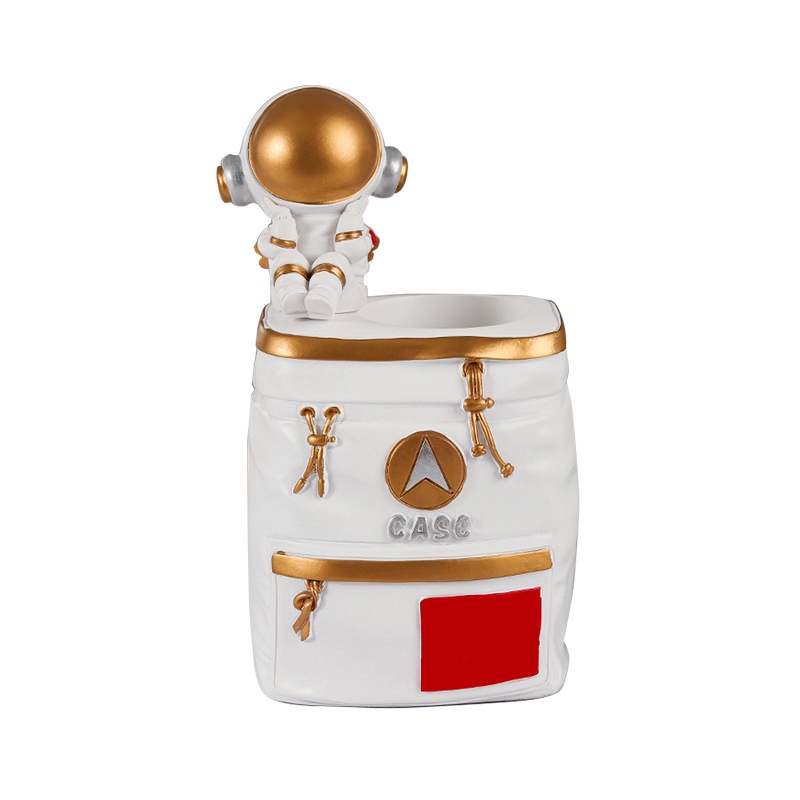 Giá Đỡ Bút Hình Phi Hành Gia Phong Cách Bắc Âu Sáng Tạo Trang Trí Bàn Học