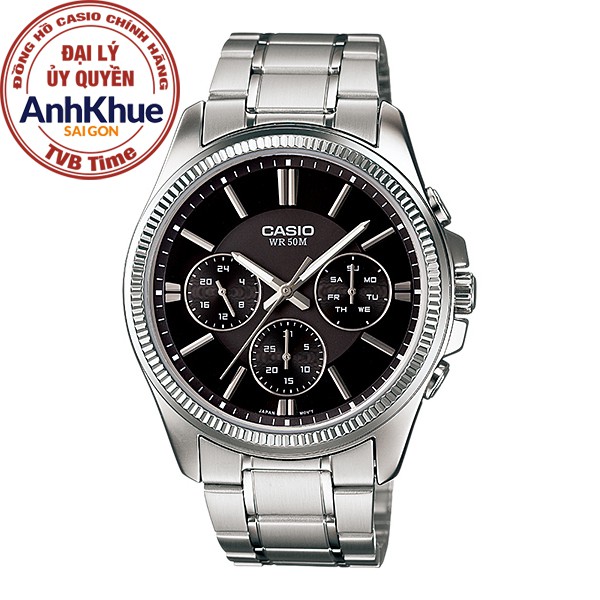 Đồng hồ nam dây kim loại Casio Standard chính hãng Anh Khuê MTP-1375D-1AVDF (42mm)