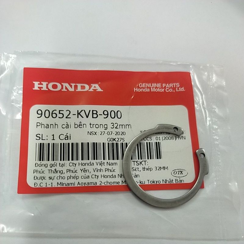 Phe cài bạc đạn lốc nồi Honda Tay Ga