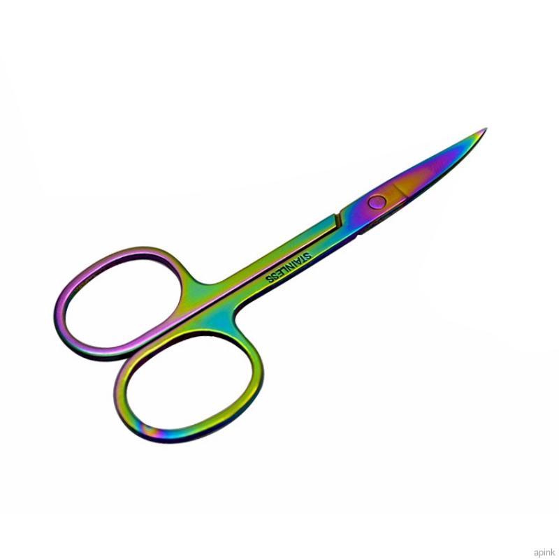 Kéo Cắt Lông Mày Bằng Titan Nhiều Màu Sắc