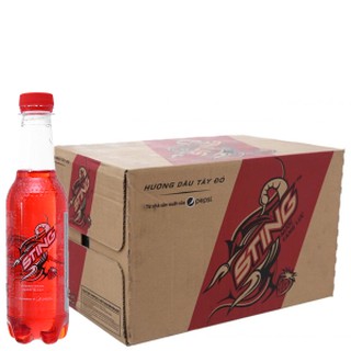 THÙNG24 Nước tăng lực Sting vị dâu 330ml HSD:28.08.2019