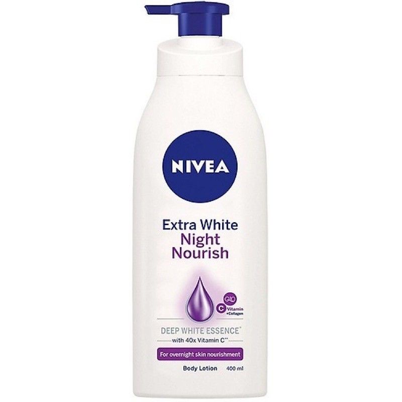 Sữa dưỡng thể trắng da Nivea ban đêm 400ml