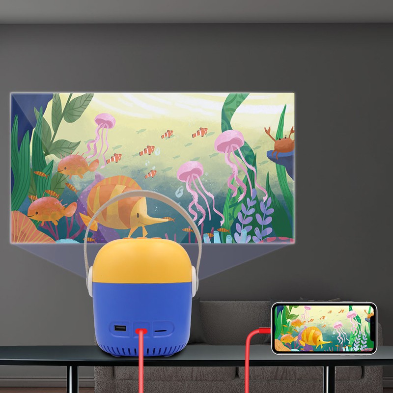 Máy chiếu mini Full độ phân giải lên đến 1920 x 1080 pixel hình ảnh sắc nét sống động bảo hành 12 tháng HN207 máy chiếu | BigBuy360 - bigbuy360.vn