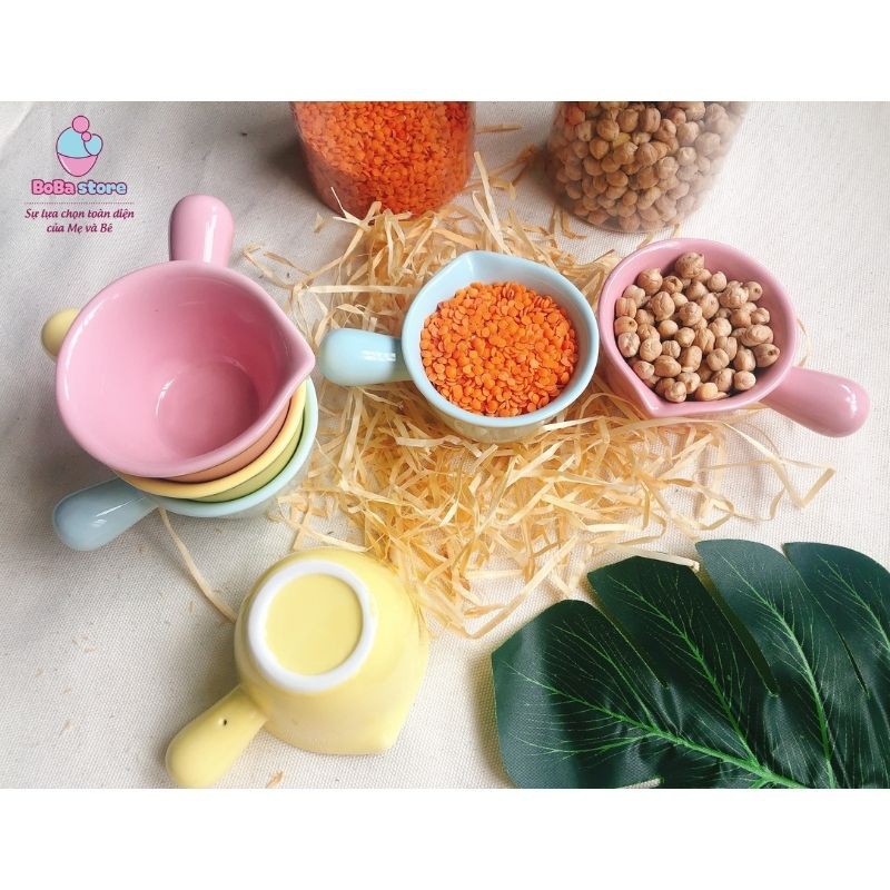 Bát sứ ăn dặm Gáo béo cho bé