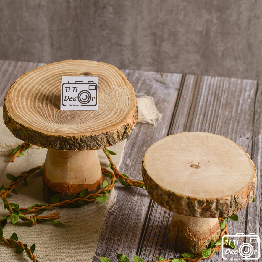 Cakestand 1 chân trang trí bánh ngọt, bánh các loại, chụp hình sản phẩm - TiTi Decor