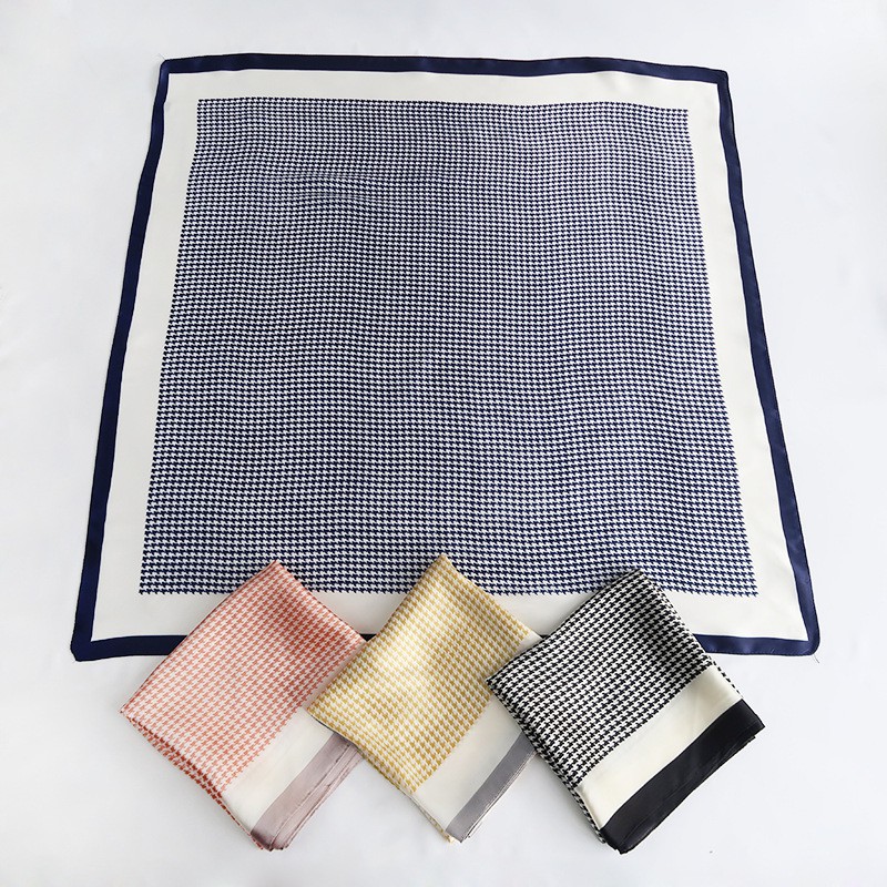 Khăn lụa vuông basic dễ phối đồ AKL90 (70x70cm)