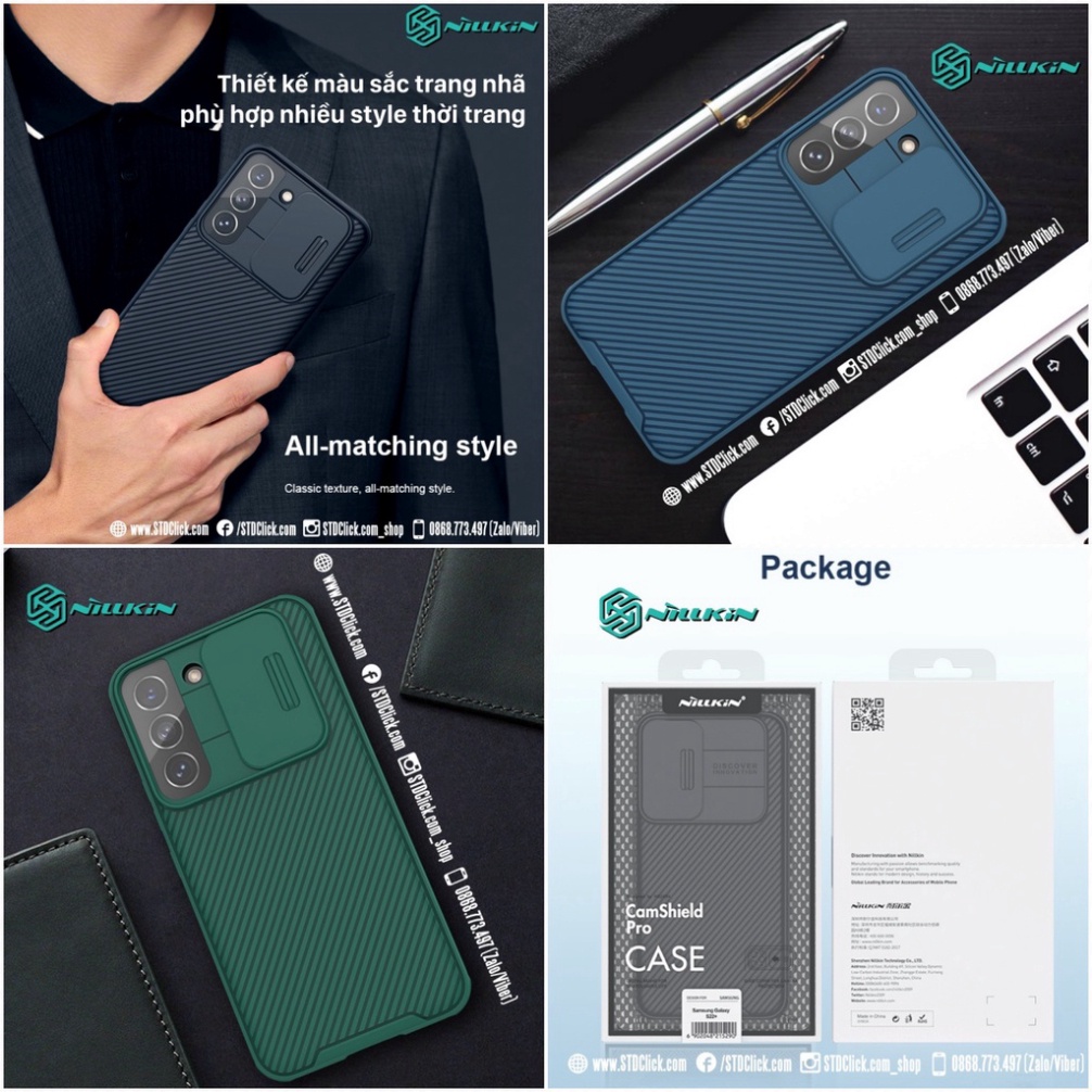 ỐP LƯNG SAMSUNG GALAXY S22 PLUS 5G NILLKIN CAMSHIELD PRO BẢO VỆ CAMERA CHÍNH HÃNG  - HÀNG CHUẨN