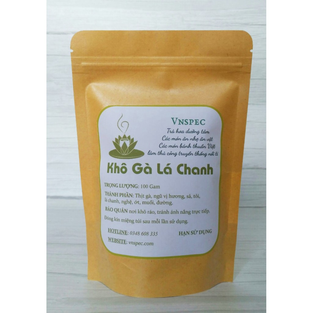 [HỎA TỐC] Khô gà Lá Chanh Mềm Dai Ít Cay 100G | BigBuy360 - bigbuy360.vn
