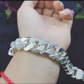Lắc Tay Nam Bạc Khoá Hình S
