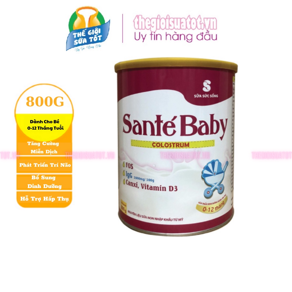 Sữa Non Sante Baby Dinh dưỡng cho bé 800g