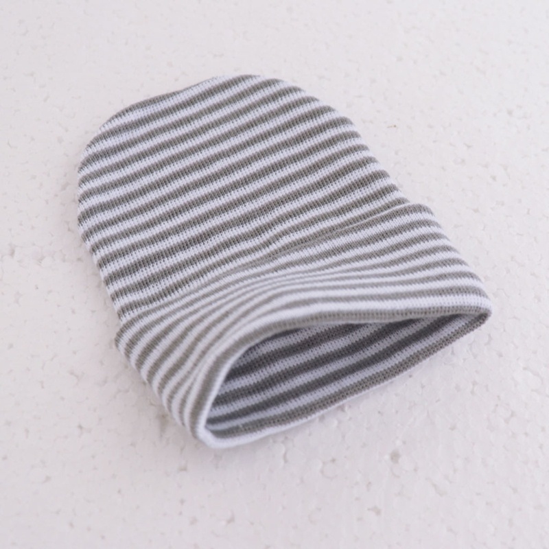 Bộ Găng Tay + Mũ + Găng Tay + Găng Tay Cotton Mềm Chống Xước Đính Nơ Xinh Xắn Cho Bé Sơ Sinh 0-1 Tuổi