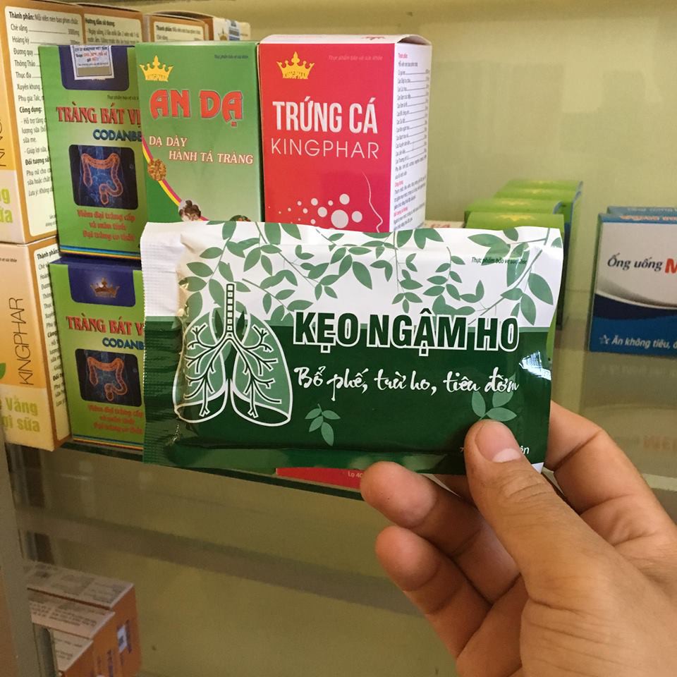 Kẹo ngậm ho, viêm họng Kingphar