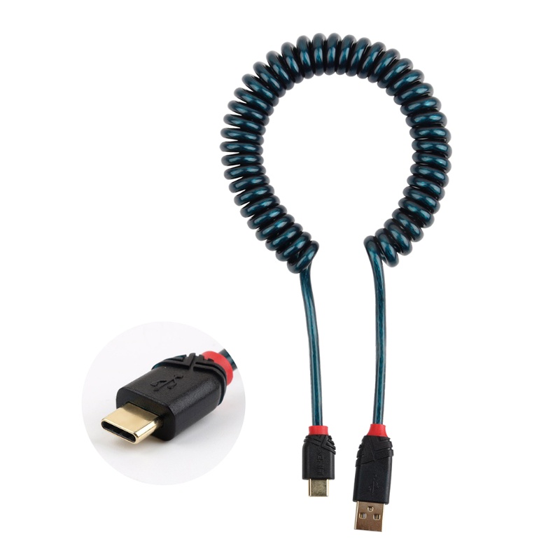 Dây Cáp Bàn Phím Cơ USB 2.0 Sang Type-C Mạ Vàng