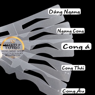 Bộ bộ khung vẽ chân mày 5 dáng vietlip, vẽ khuôn chân mày