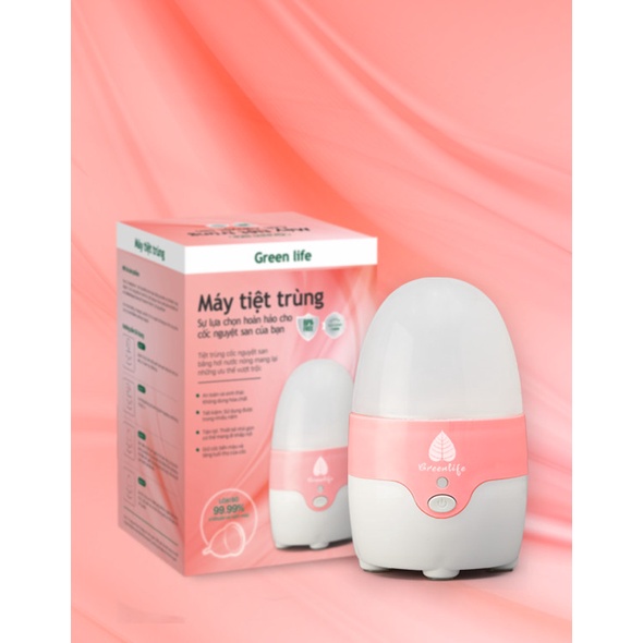 Máy tiệt trùng cốc nguyệt san Thiết kế nhỏ gọn có thể mang đi khắp nơi