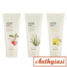 Kem tẩy trang The Face Shop Herb Day 365 Master Blending Cleansing Cream TFS làm sạch sâu 170ml