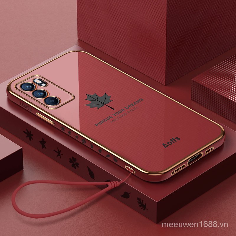 Ốp điện thoại QIANZI in họa tiết cho Oppo Reno6 5G Oppo Reno6 5G