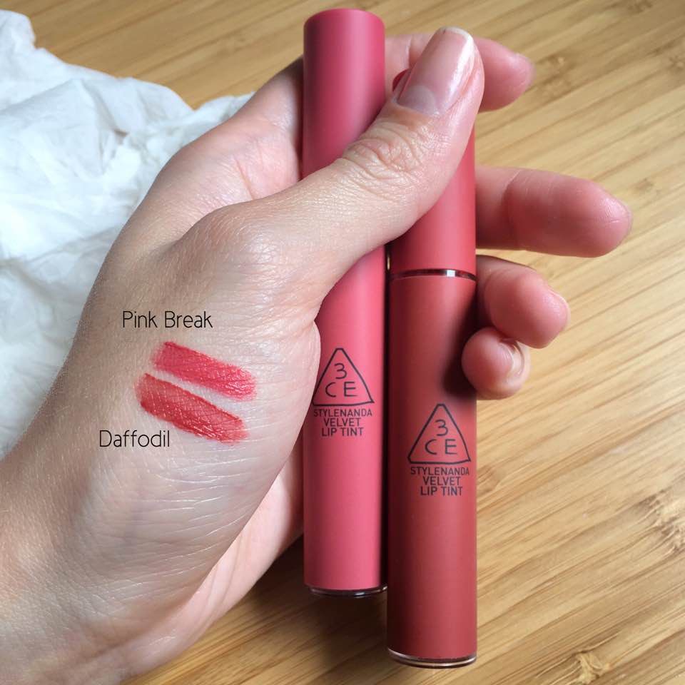 Son Kem Lì 3CE Stylenanda Velvet Lip Tint #PINK BREAK