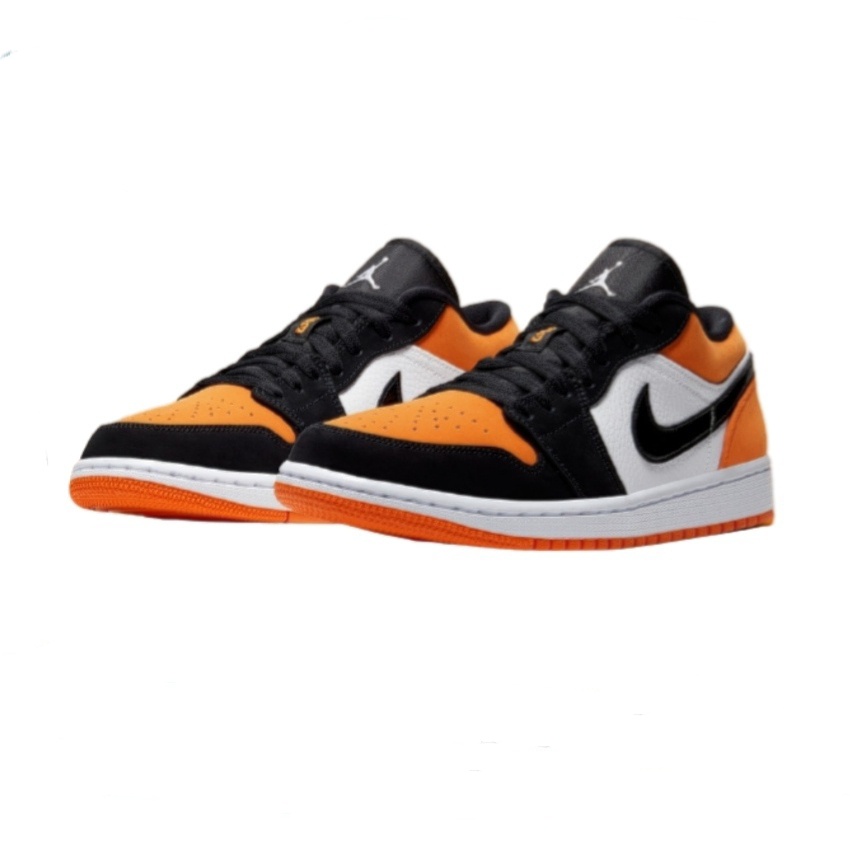 Giày Sneaker JD 1 màu cam đen thấp cổ nam nữ full box bill, hotboy 86 | BigBuy360 - bigbuy360.vn