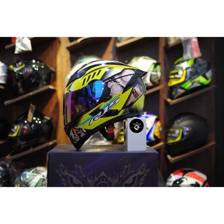 Mũ bảo hiểm Fullface Royal M138 Yamaha R15 xanh lá