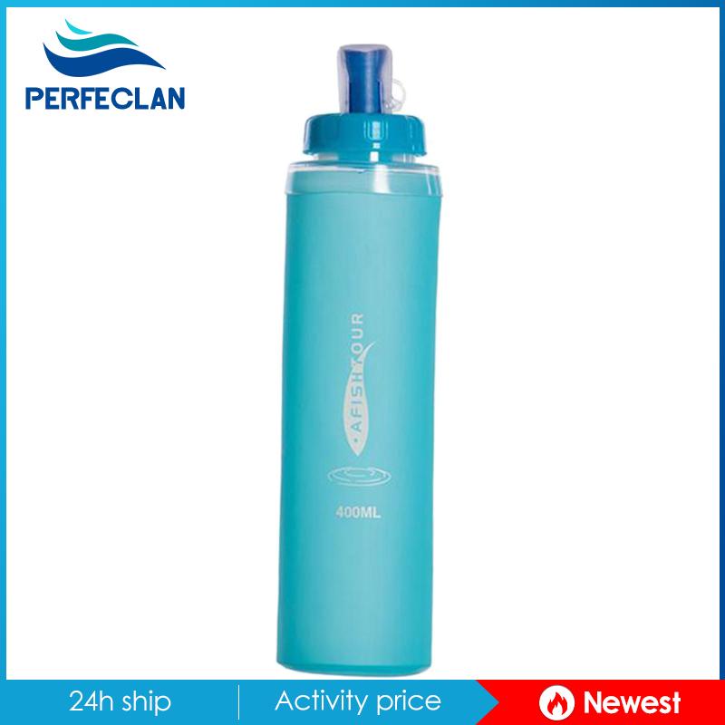 Bình Nước Thể Thao Bằng TPU Mềm Gấp Gọn Tiện Dụng