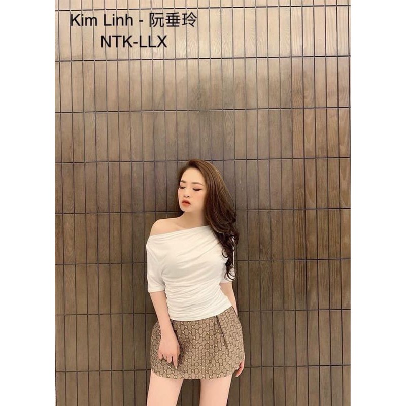 Áo thun lạnh lệch vai
