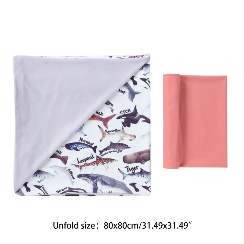 Chăn Cotton Mềm Mại Hai Lớp In Họa Tiết Xinh Xắn Dành Cho Bé