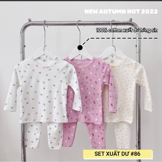 Combo 3 bộ cotton cho bé
