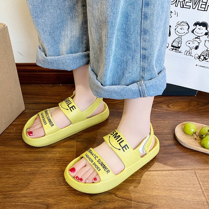 Dép Sandal Xỏ Ngón EVA Đế Dày Thời Trang Cho Nữ Sinh