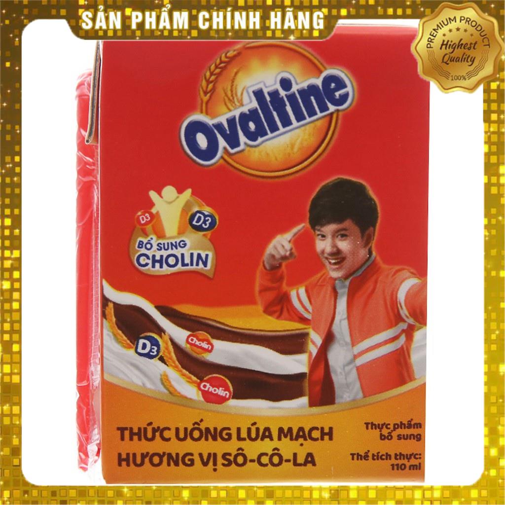 Thùng 48 Hộp Thức Uống Lúa Mạch Ovaltine (110ml / Hộp)